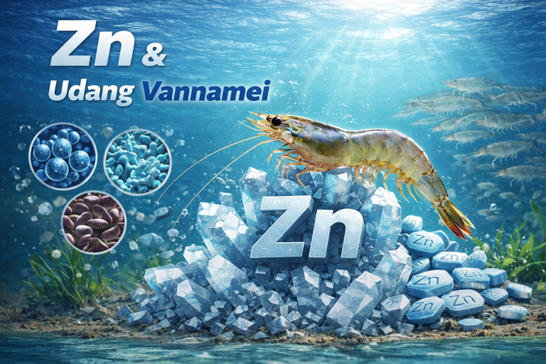 Peran Zinc (Seng) dalam Budidaya Udang Vannamei