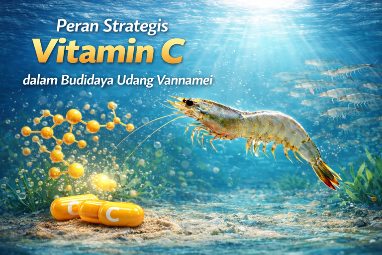 Peran Strategis Vitamin C dalam Budidaya Udang Vannamei